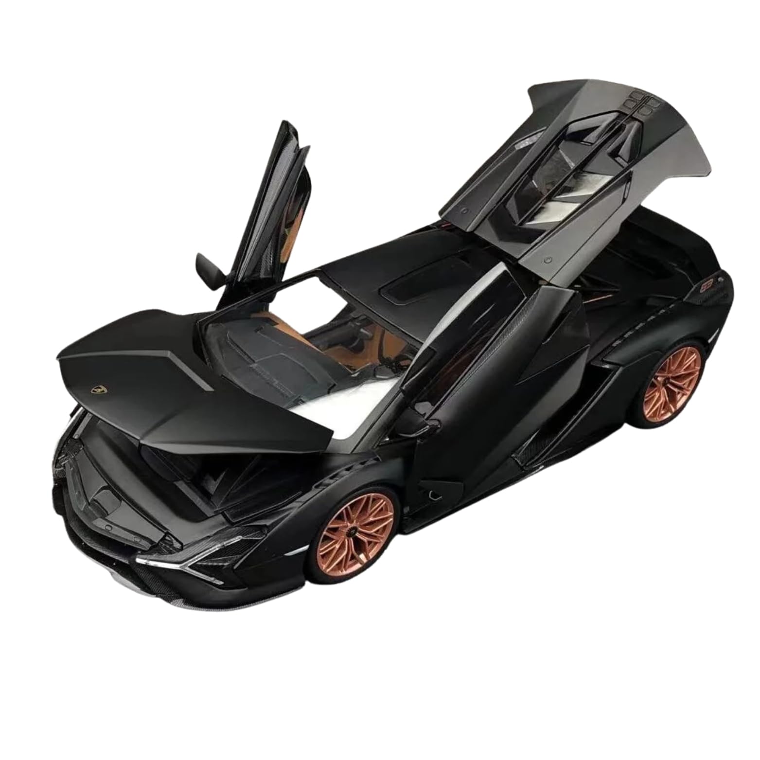 Amazon | Bburago 1/18 ランボルギーニ シアン FKP 37 ブラック 【特別